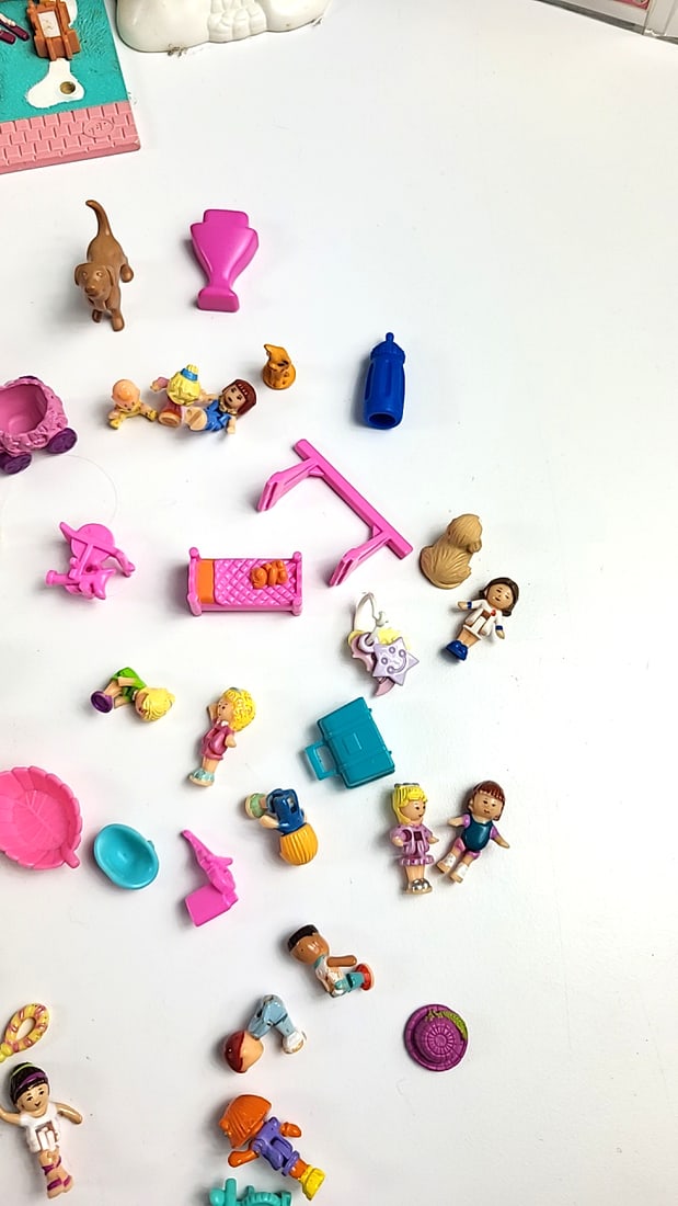 Polly Pocket Bluebird Mini Playsets Buildings Figures Accessories Lot - 2