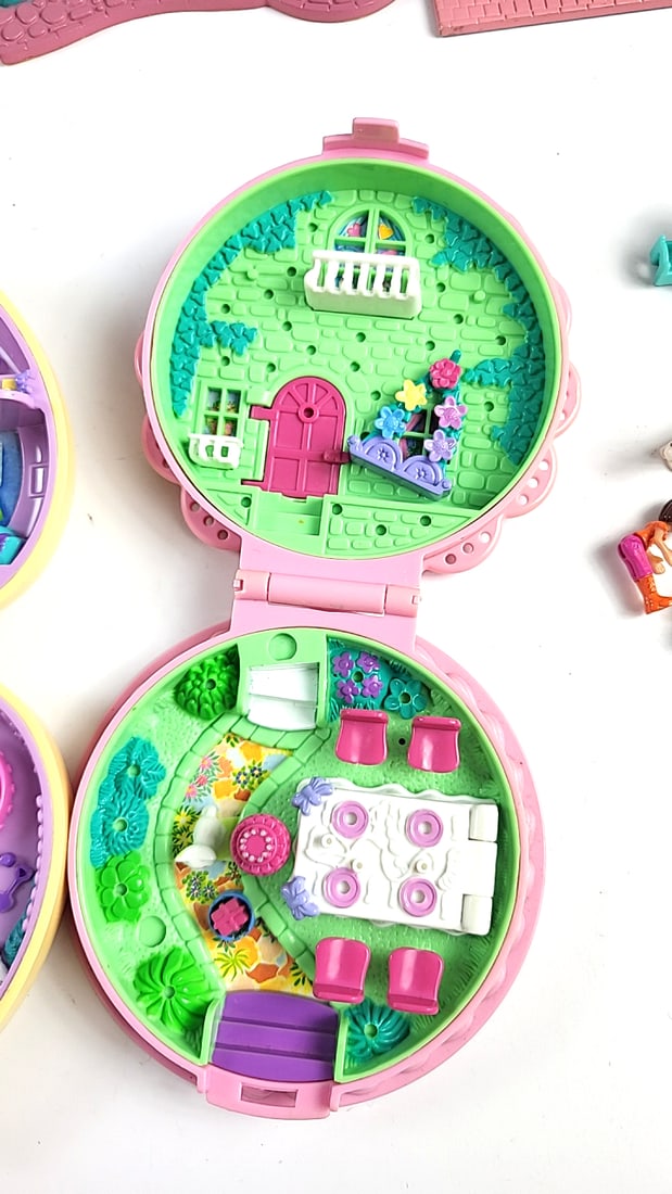 Polly Pocket Bluebird Mini Playsets Buildings Figures Accessories Lot - 5