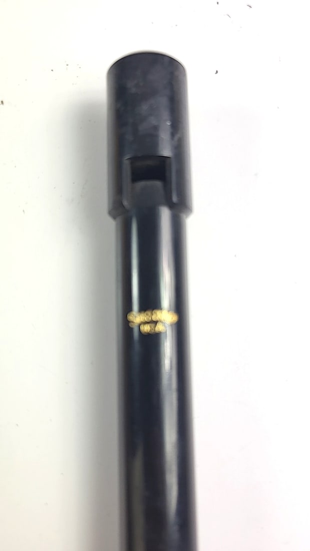 Susato Black 6-Hole Plastic Whistle Flute 11.5 in - 2