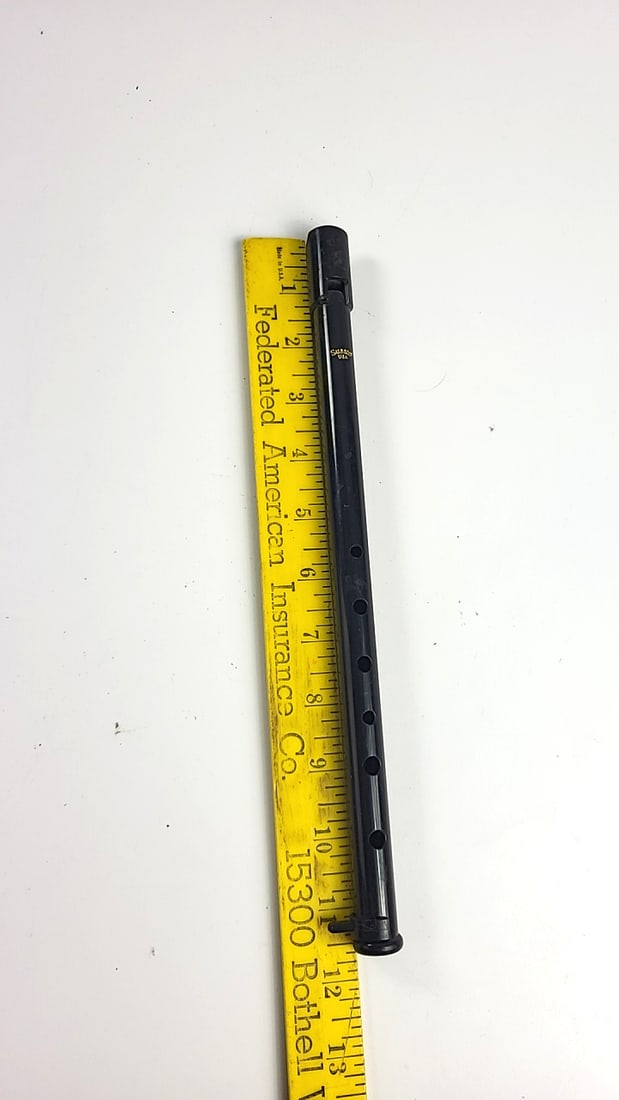 Susato Black 6-Hole Plastic Whistle Flute 11.5 in - 5