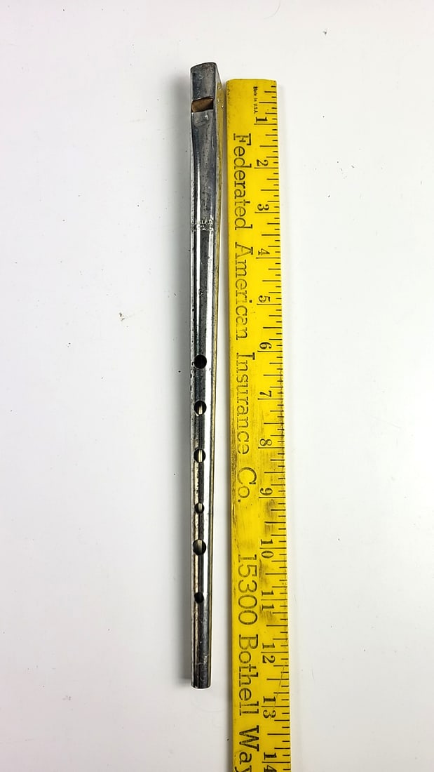 Clarke Key C Tin Whistle Made in England 6-Hole Metal - 3
