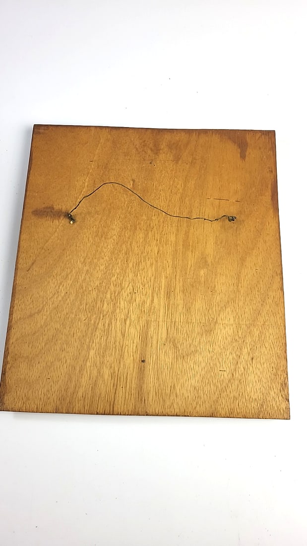A.L. Harris Signed Abstract Painting in Wood Frame - 3
