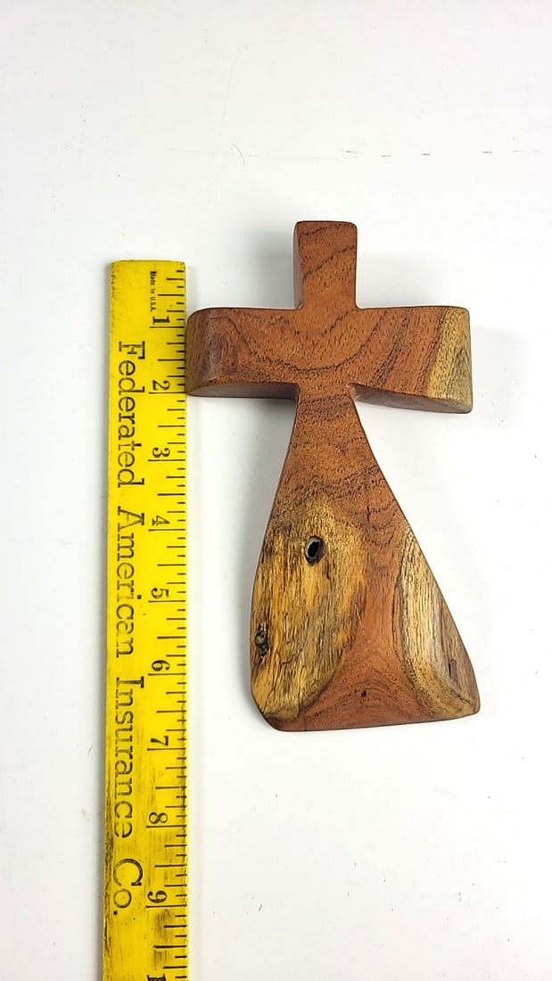 The Crooked Cross Original Crooked Cross Texas Mesquite Wood Wall Cross, 7 in - 2