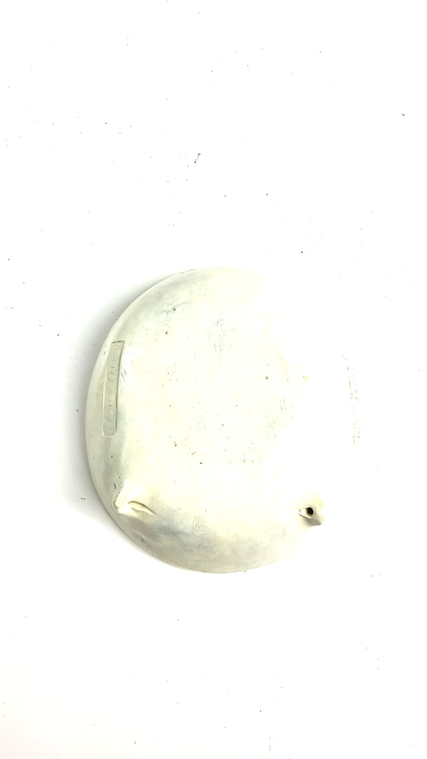 Salt Marsh Pottery Ltd Ceramic Floral soap dish 5.5 in - 4