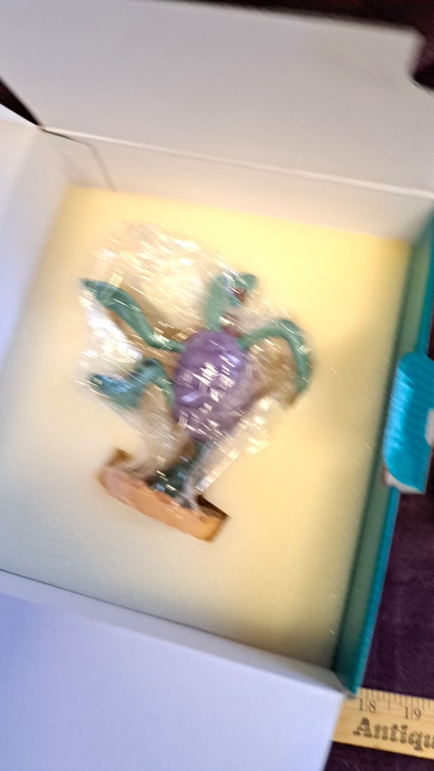 Walt Disney Classics Collection Twistin Turtle Figurine The Little Mermaid Coa - 3