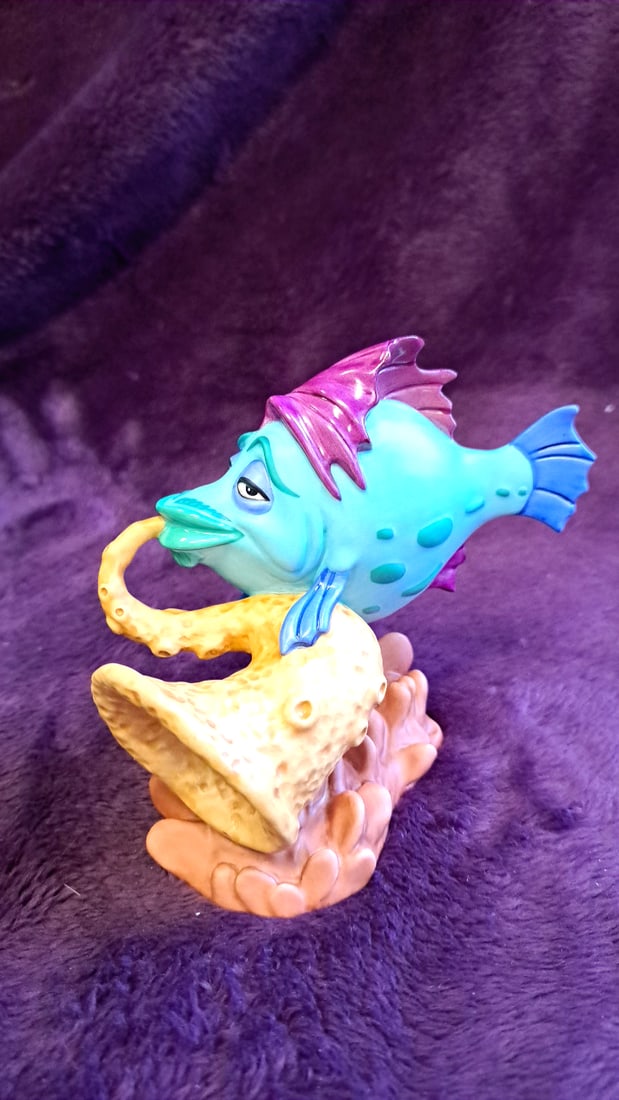 Walt Disney Classics Collection The Little Mermaid Duke Of Soul Fluke Figurine With Box - 2