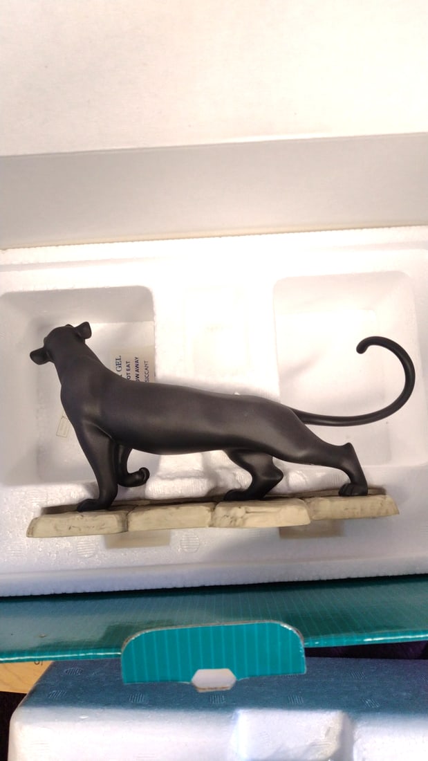 Walt Disney Classics Collection Bagheera Black Panther Figurine 11k 411620 With Box - 6