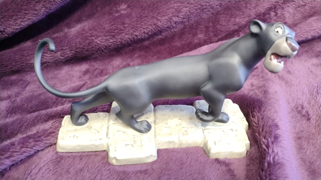 Walt Disney Classics Collection Bagheera Black Panther Figurine 11k 411620 With Box - 7