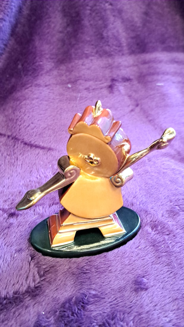 Walt Disney Classics Collection Cogsworth Beauty And The Beast Figurine With Box - 3