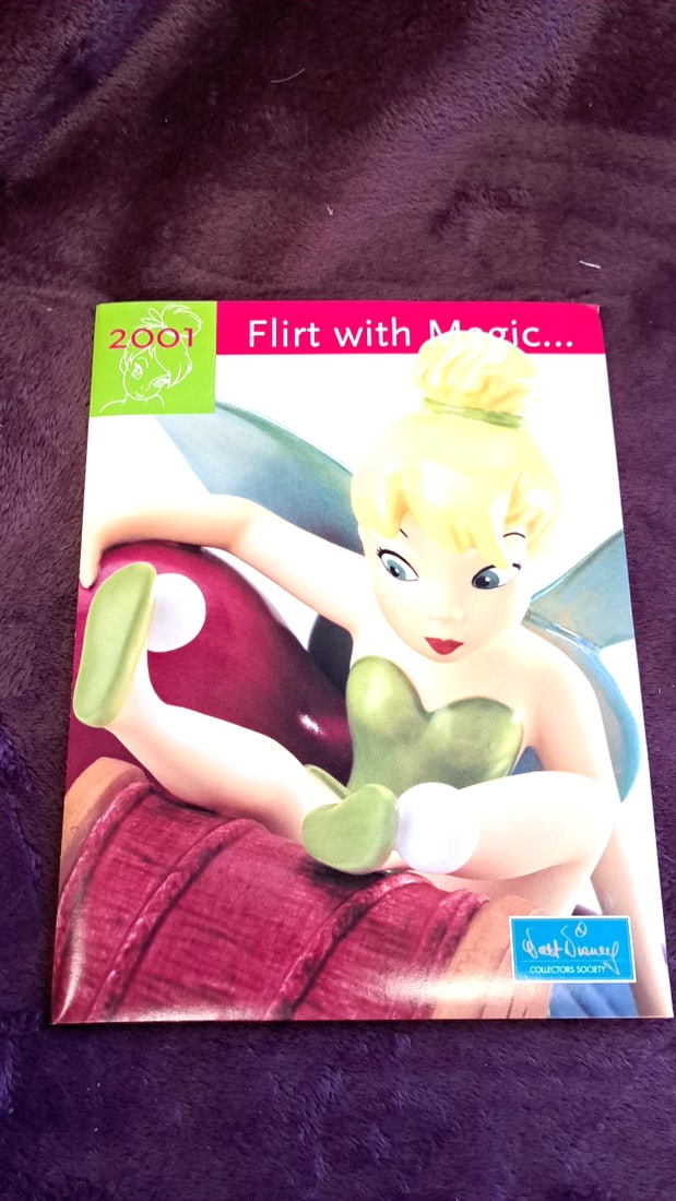 Walt Disney Classics Collection 2001 Peter Pan Little Charmer Tinker Bell Sculpture - 8