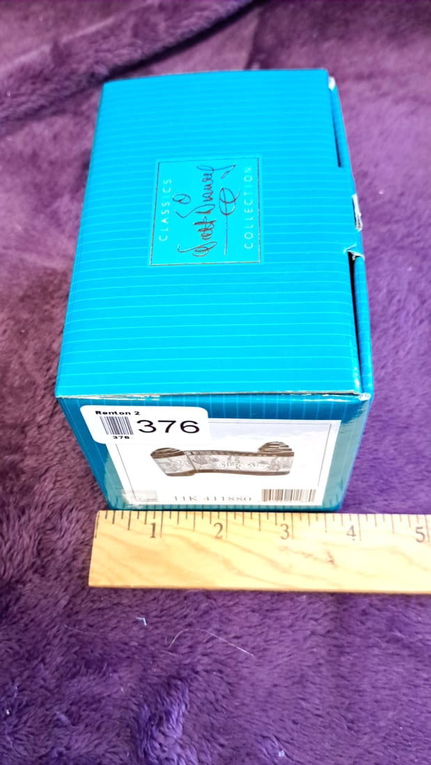 Walt Disney Classics Collection The Little Mermaid Film Scroll Figurine With Box - 5