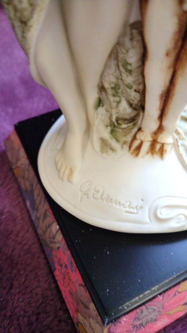 Giuseppe Armani Florence Summer Dream Woman With Fawn Figurine - 9