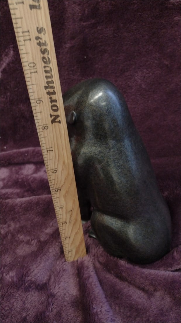 Loet Vanderveen Bronze Mother And Baby Chimp Figurine - 2