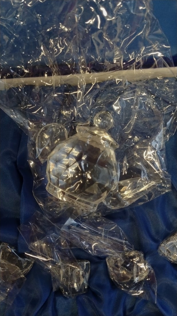 Scott-daniels Disney Classics Collection Crystal Miniature Tea Set In Blue Box - 2