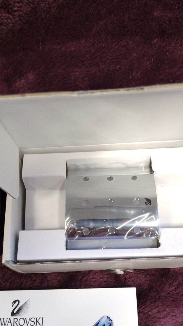 Swarovski Crystal Display Stand Hardware Parts With Boxes And Thank You Card - 2