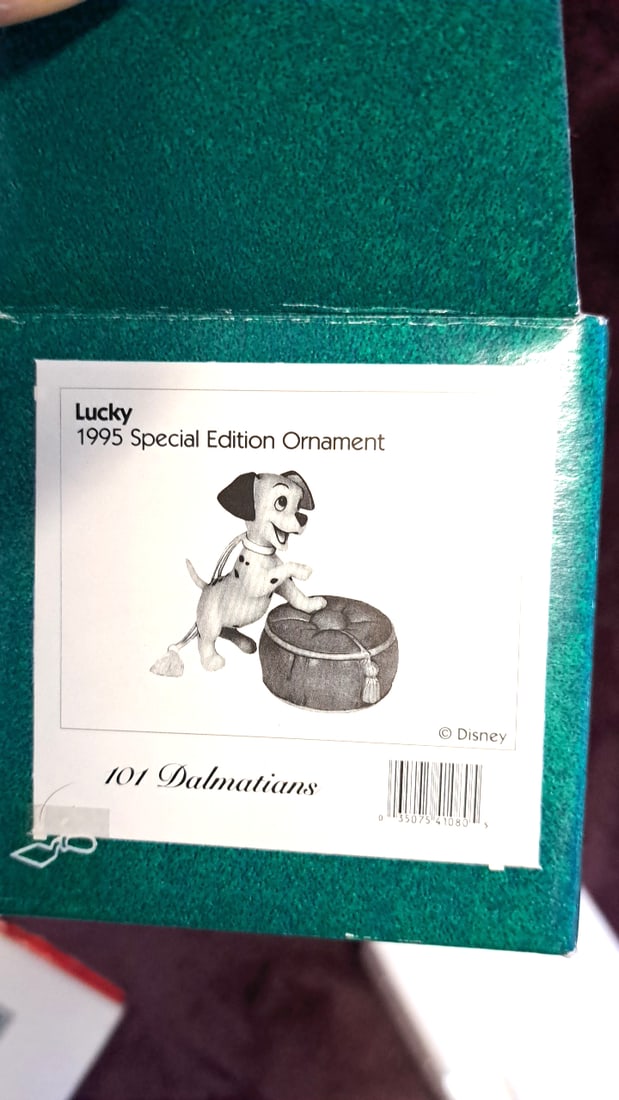 Walt Disney Classics Collection Lucky 1995 Special Edition Ornament 101 Dalmatians - 2
