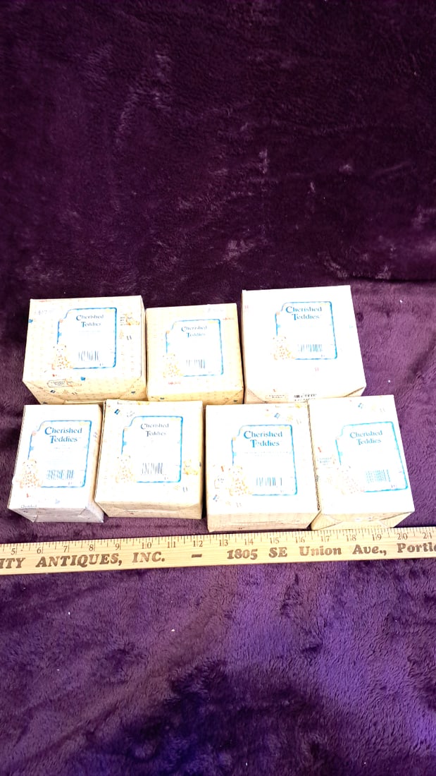 Cherished Teddies By Enesco Bear Figurines Lot Of 7 With Boxes - 5