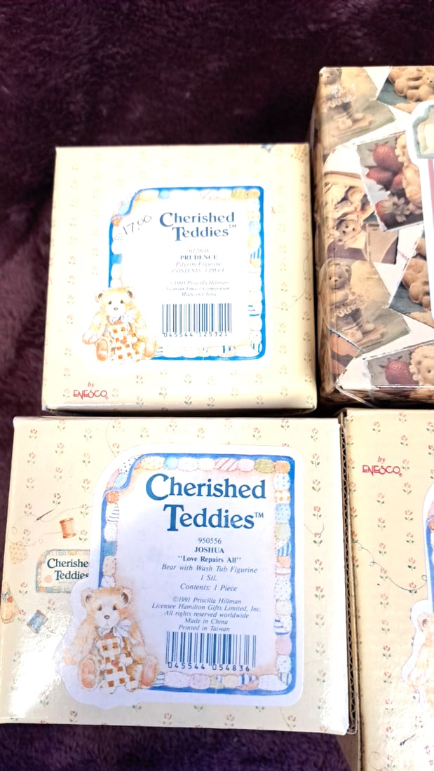 Enesco Cherished Teddies Boxed Figurine Lot Of 8 - 2
