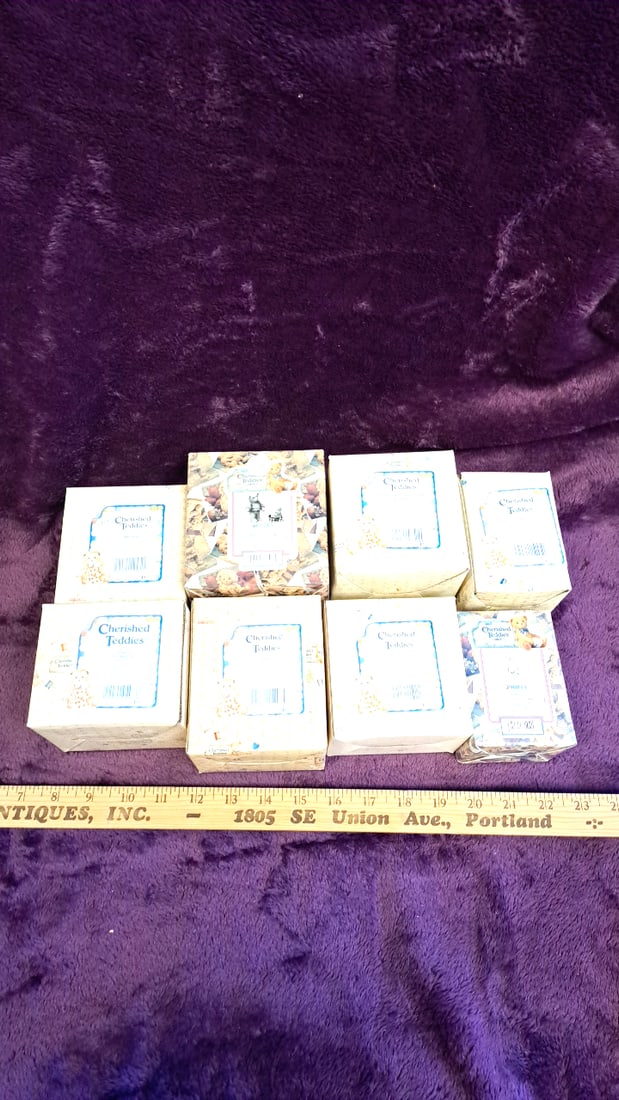 Enesco Cherished Teddies Boxed Figurine Lot Of 8 - 5
