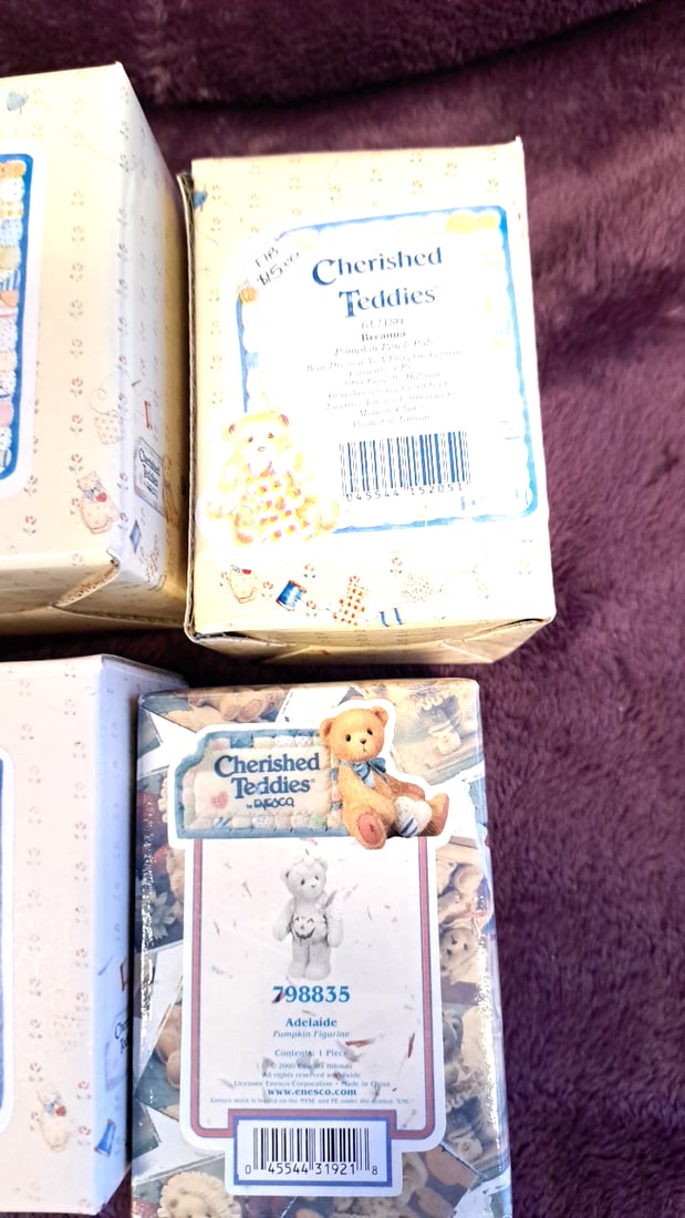 Enesco Cherished Teddies Boxed Figurine Lot Of 8 - 6