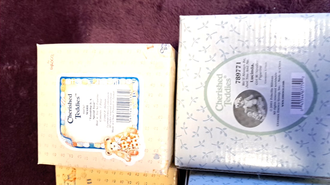 Enesco Cherished Teddies Figurines Lot Of 6: 104100 Nicholas, 795607x Katrina/fritz/forrest, 789771 - 4