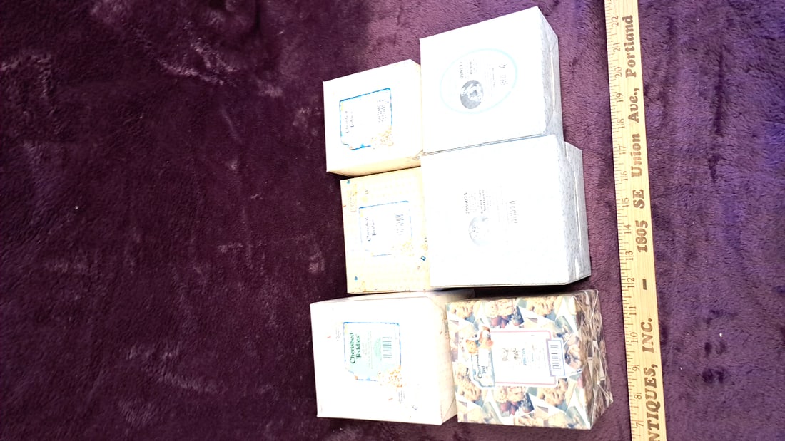 Enesco Cherished Teddies Figurines Lot Of 6: 104100 Nicholas, 795607x Katrina/fritz/forrest, 789771 - 5