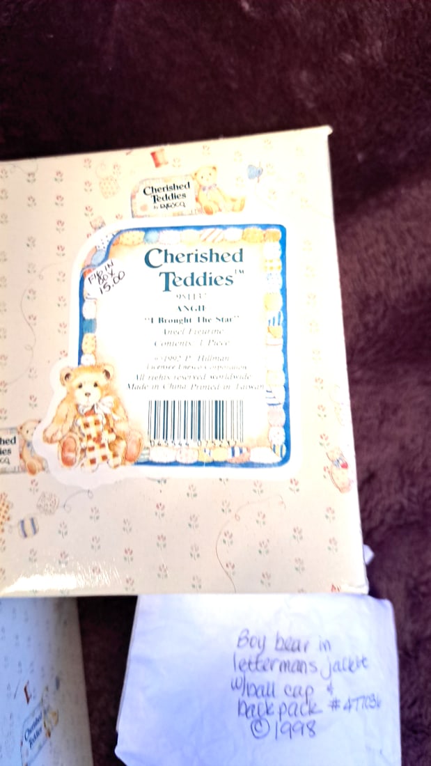 Cherished Teddies By Enesco Boxed Figurine Lot Nathaniel Eric Steven Charlie Jacob Douglas - 5