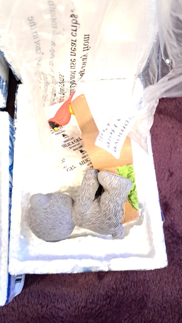 Hamilton Collection Teddy Bear Figurines In Styrofoam Boxes, Lot Of 4 - 10