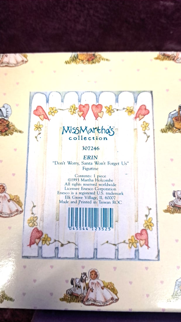 Precious Moments 15th Anniversary & Growing In Grace Age 13 Figurines, Miss Martha's Erin - 2
