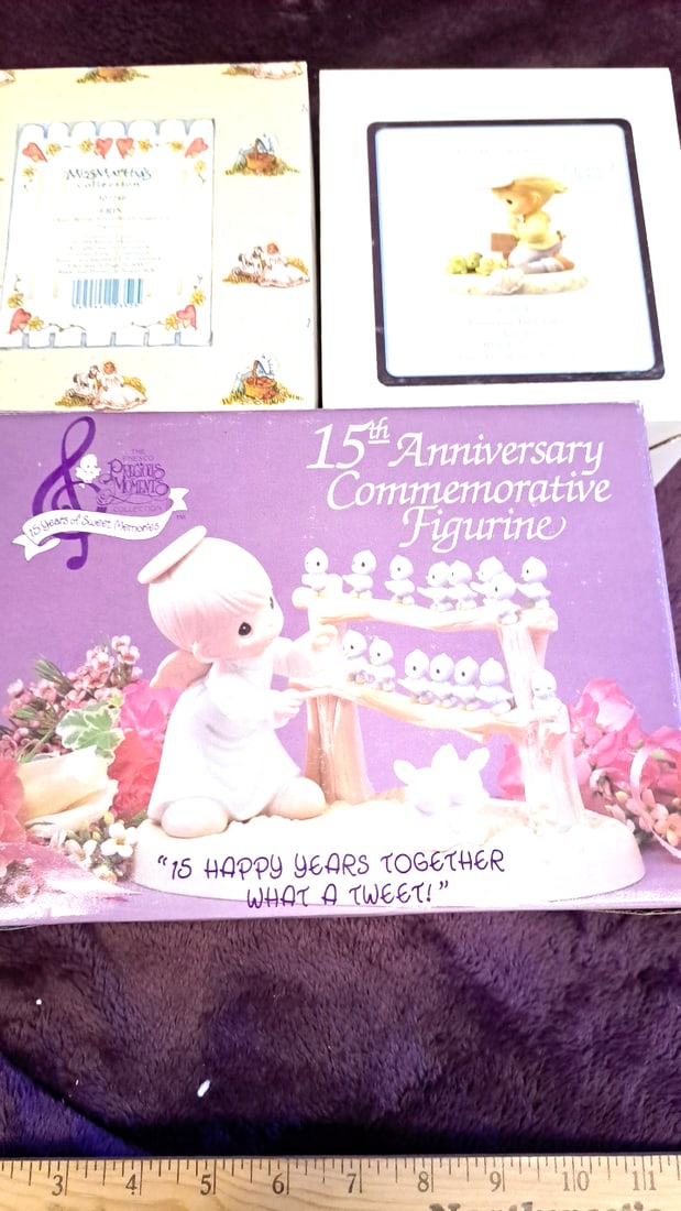 Precious Moments 15th Anniversary & Growing In Grace Age 13 Figurines, Miss Martha's Erin - 4