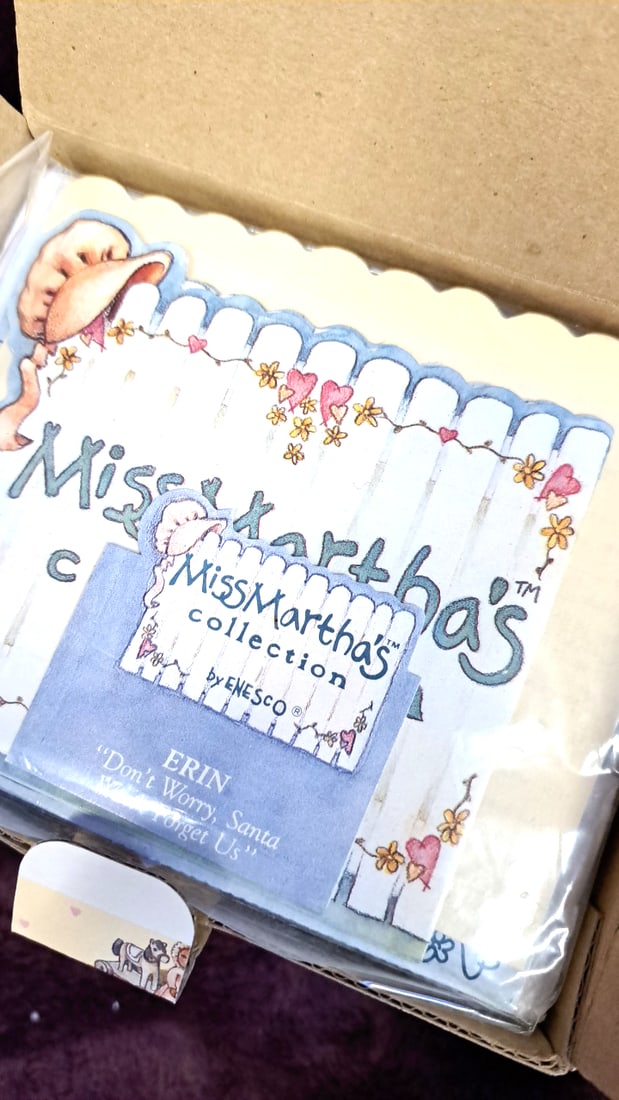 Precious Moments 15th Anniversary & Growing In Grace Age 13 Figurines, Miss Martha's Erin - 5