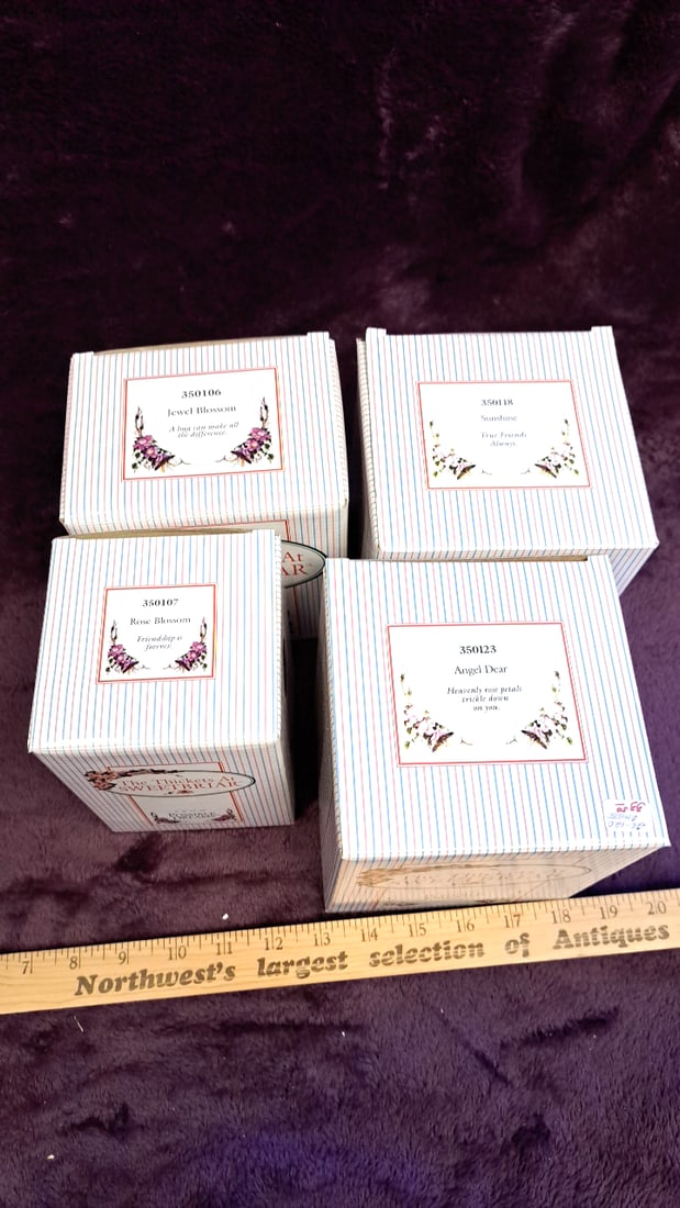 Possible Dreams The Thickets At Sweetbriar Figurines Lot Of 4 Jewel Rose Sunshine Angel Dear - 4
