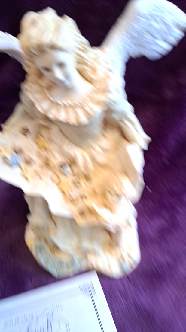 Angels Collection Limited Edition Angel Figurine With Child And Stars Coa Box - 2