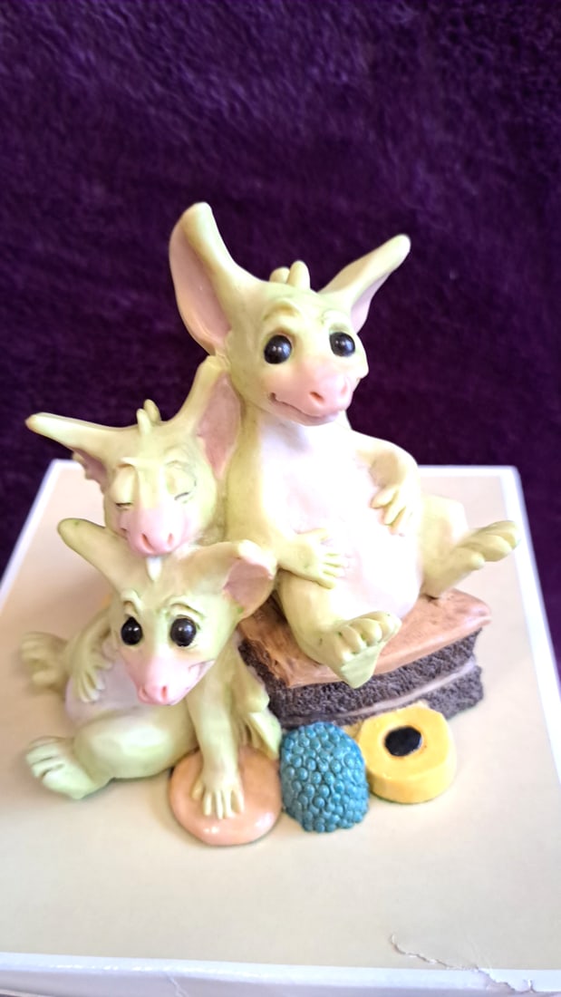 Whimsical World Of Pocket Dragons "treasure!" Real Musgrave 1993 Figurine - 2