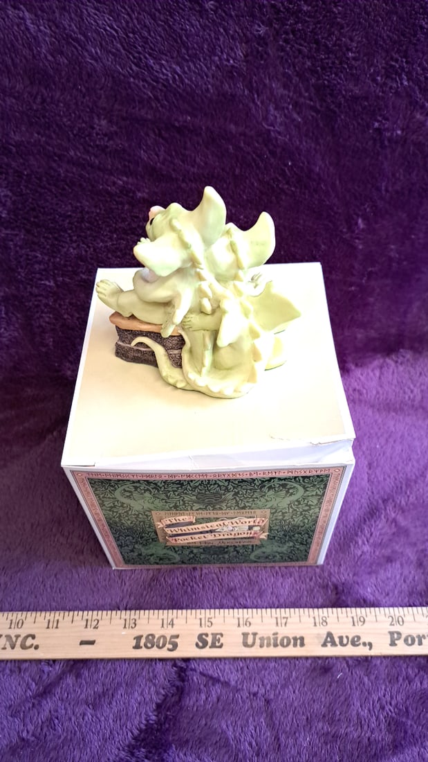 Whimsical World Of Pocket Dragons "treasure!" Real Musgrave 1993 Figurine - 5