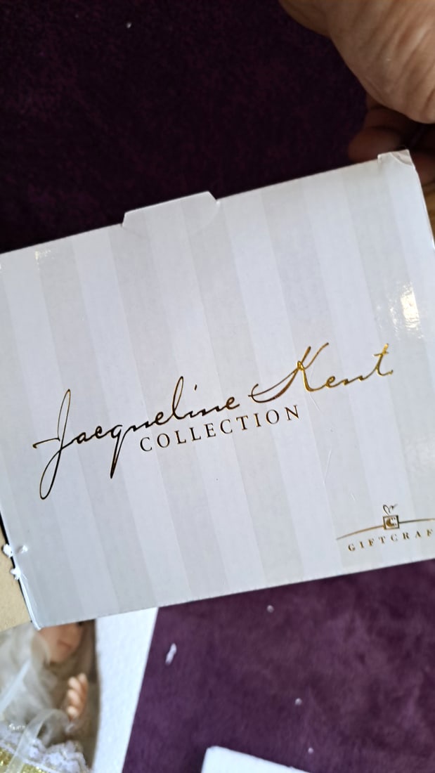 Jacqueline Kent Collection Giftcraft Porcelain Angel Dolls Lot Of 3 With Boxes & Coas - 3