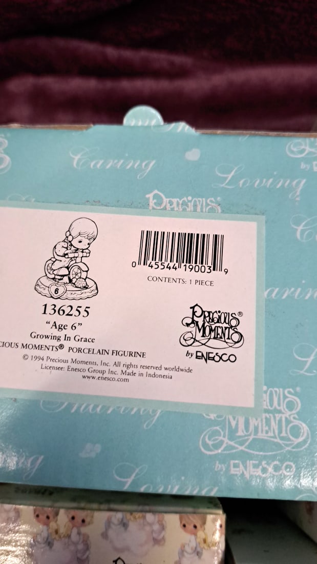 Precious Moments By Enesco Porcelain Figurine Lot Of 5 With Boxes - 4
