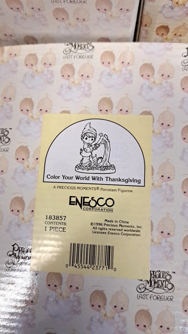 Precious Moments Enesco Porcelain Figurines Lot Of 4 With Boxes 524271 526487 183857 - 5