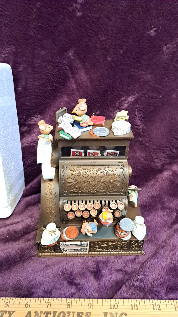 Enesco Music Showcase "we're In The Money" Deluxe Action Musical Cash Register Figurine - 3
