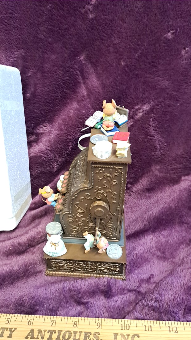 Enesco Music Showcase "we're In The Money" Deluxe Action Musical Cash Register Figurine - 4