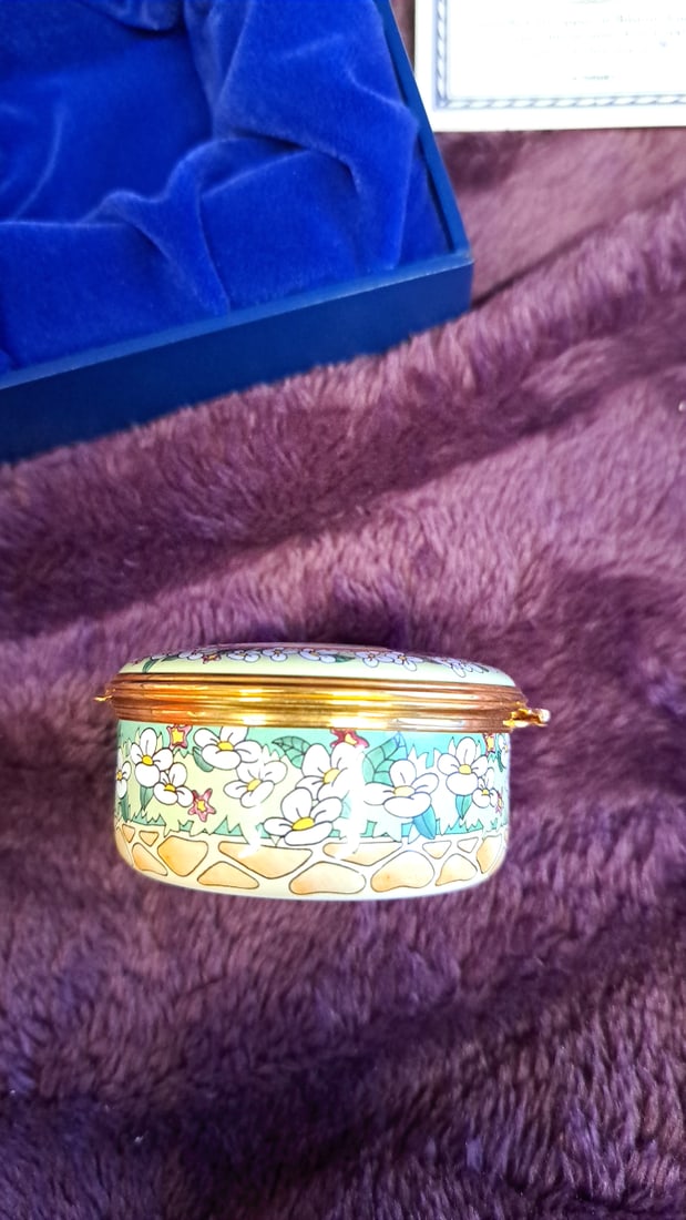 Halcyon Days Disney Mickey Classic Enamels "indoor Gardening" Enamel Box Le 76/3500 - 5