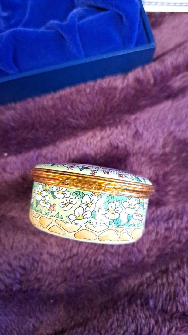 Halcyon Days Disney Mickey Classic Enamels "indoor Gardening" Enamel Box Le 76/3500 - 6