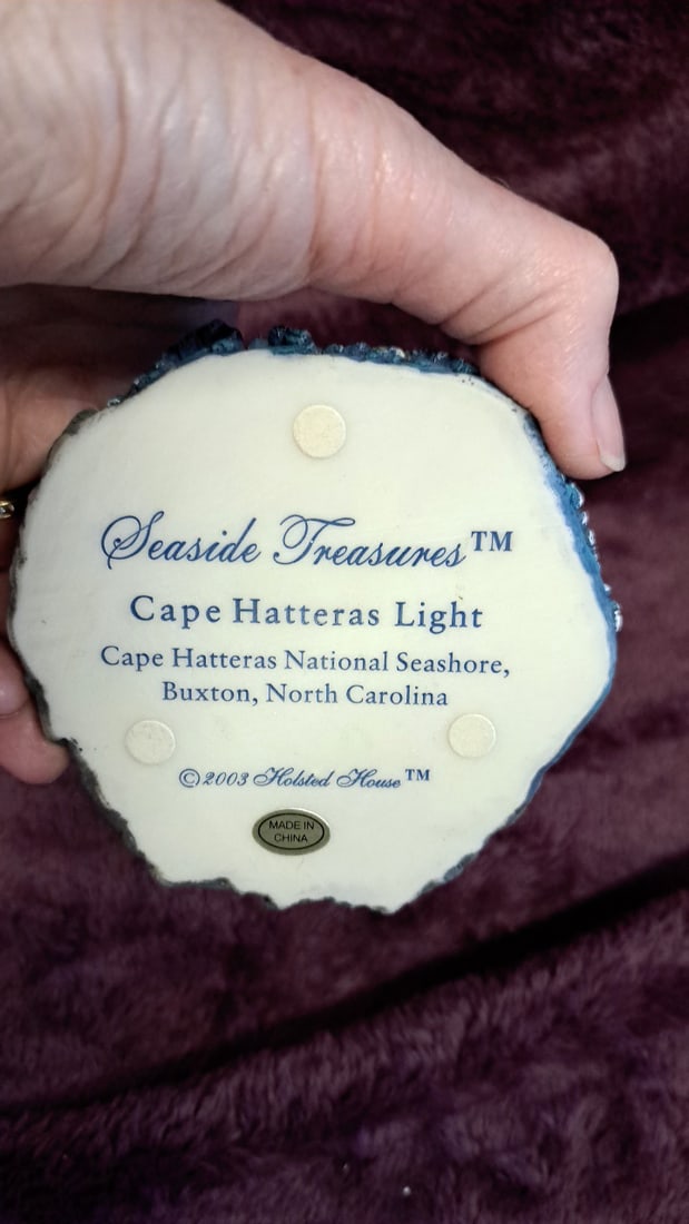 3 Trinket Boxes Inc Seaside Treasures Cape Hatteras Light Lighthouse - 3