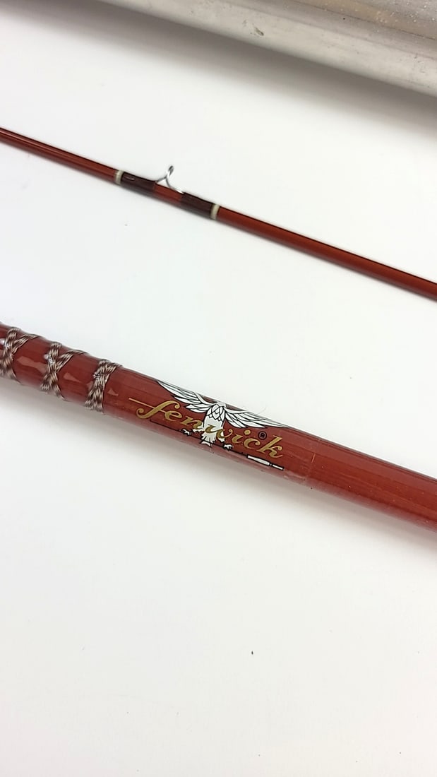 Fenwick Ff79 8' 3 1/2 Oz Aftma No. 6 Fly Rod With Aluminum Tube & Plaid Sock - 2