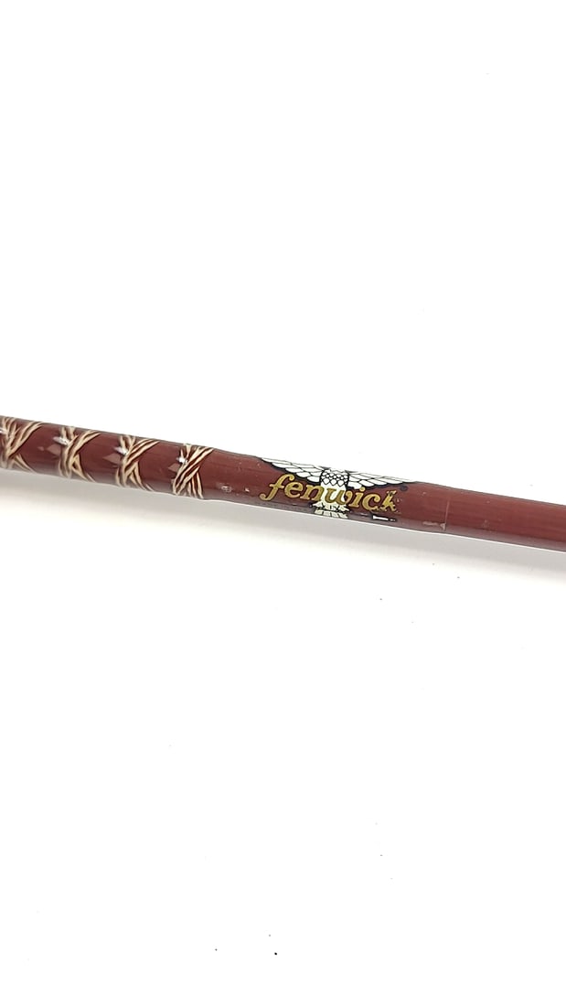 Fenwick Burgundy Fly Fishing Rod With Cork Handle Made In Usa - 2