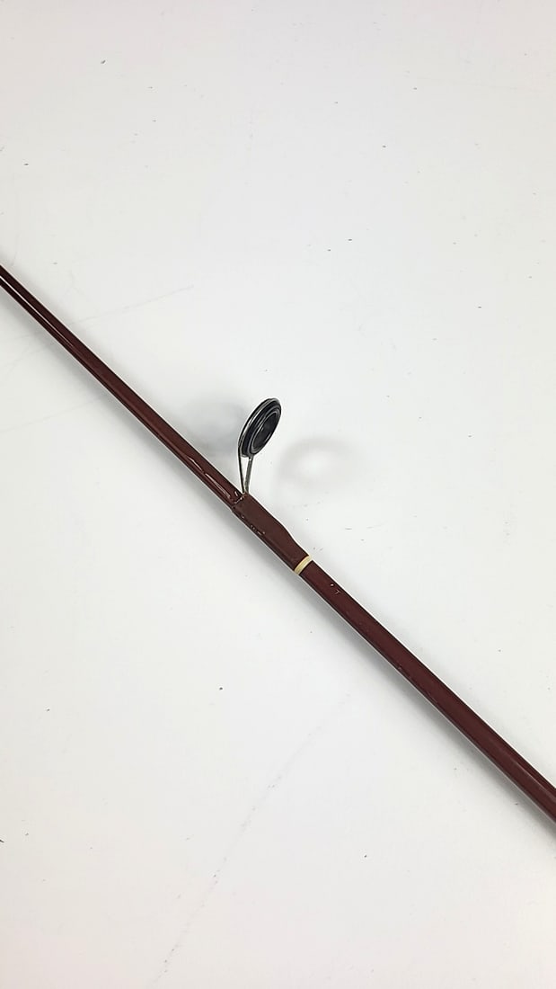 Fenwick Burgundy Fly Fishing Rod With Cork Handle Made In Usa - 7