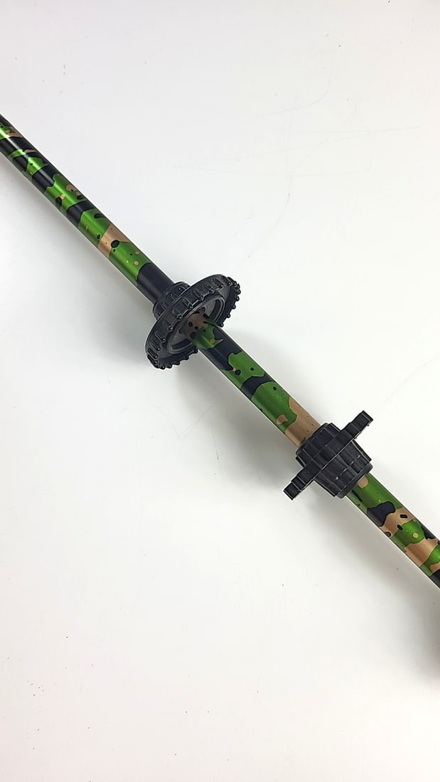 Green Camouflage Takedown Blowgun With Foam Grips And Darts - 3