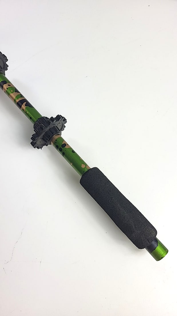 Green Camouflage Takedown Blowgun With Foam Grips And Darts - 4