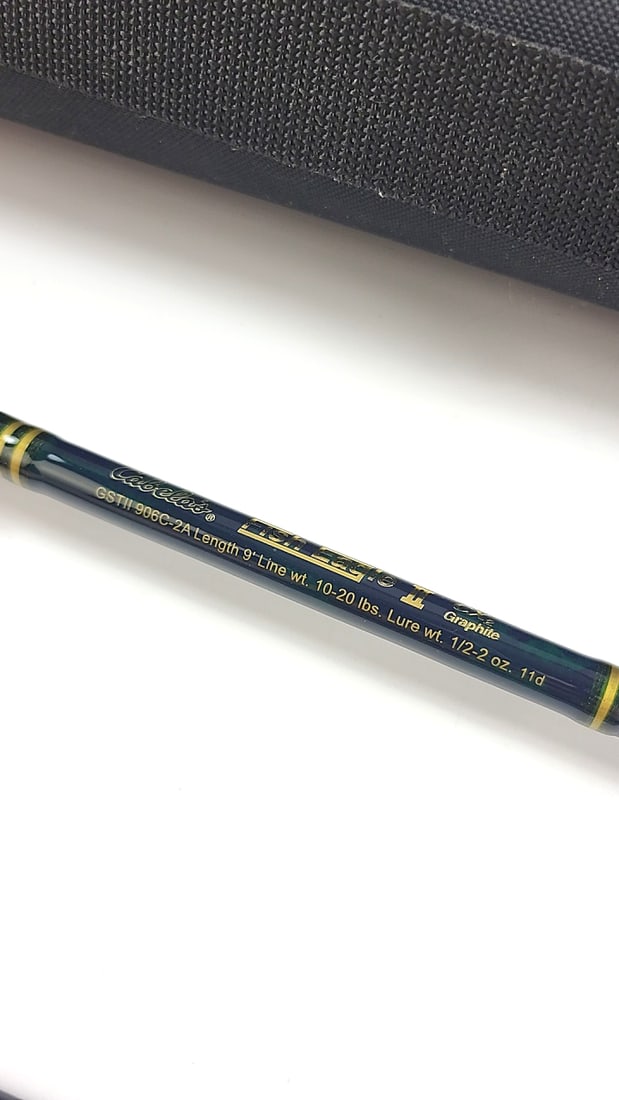 Cabela's Fish Eagle Ii Cx2 Graphite 9' 2-piece Casting Rod Gstii 906c-2a - 3