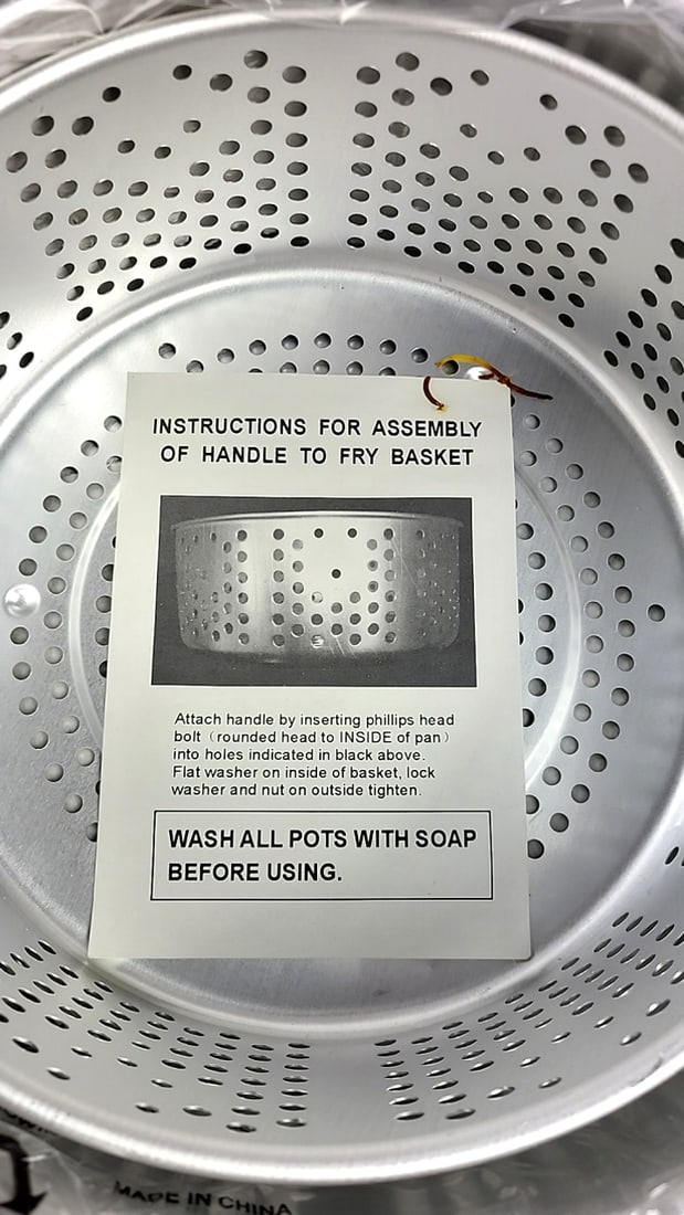 Cabela's Aluminum Fry Pan With Perforated Basket - 3